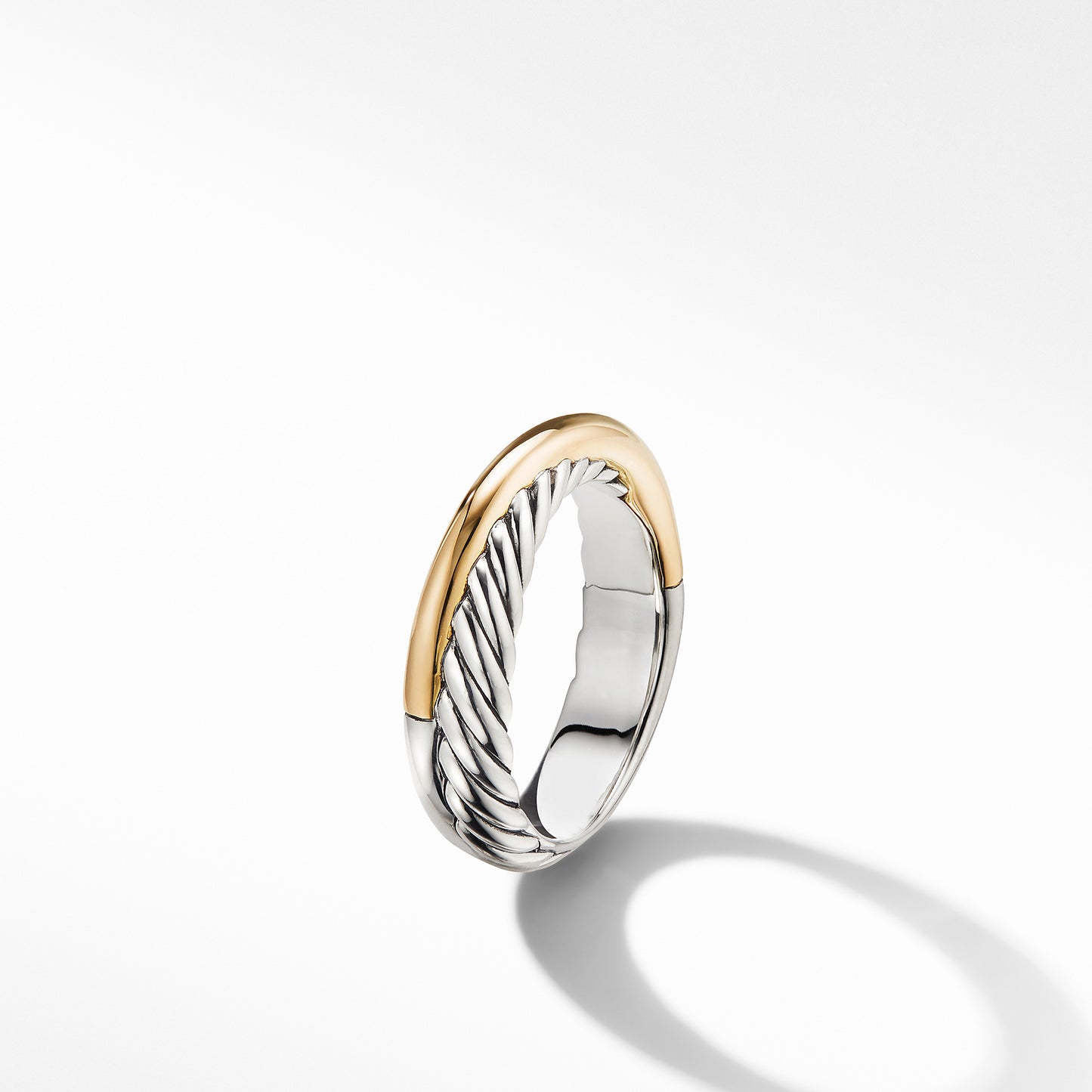 Crossover Ring with 18K Yellow Gold