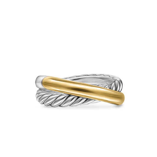 Sterling Silver with 14K Yellow Gold, 7.5mm