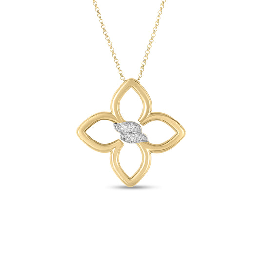 Cialoma Diamond Pendant in Yellow Gold