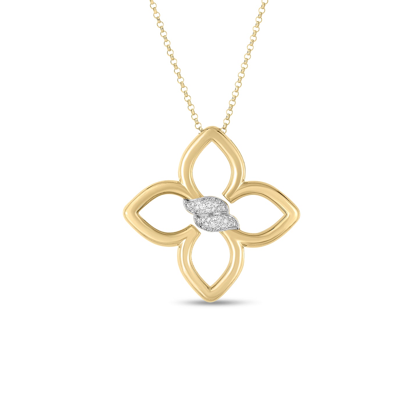 Cialoma Diamond Pendant in Yellow Gold