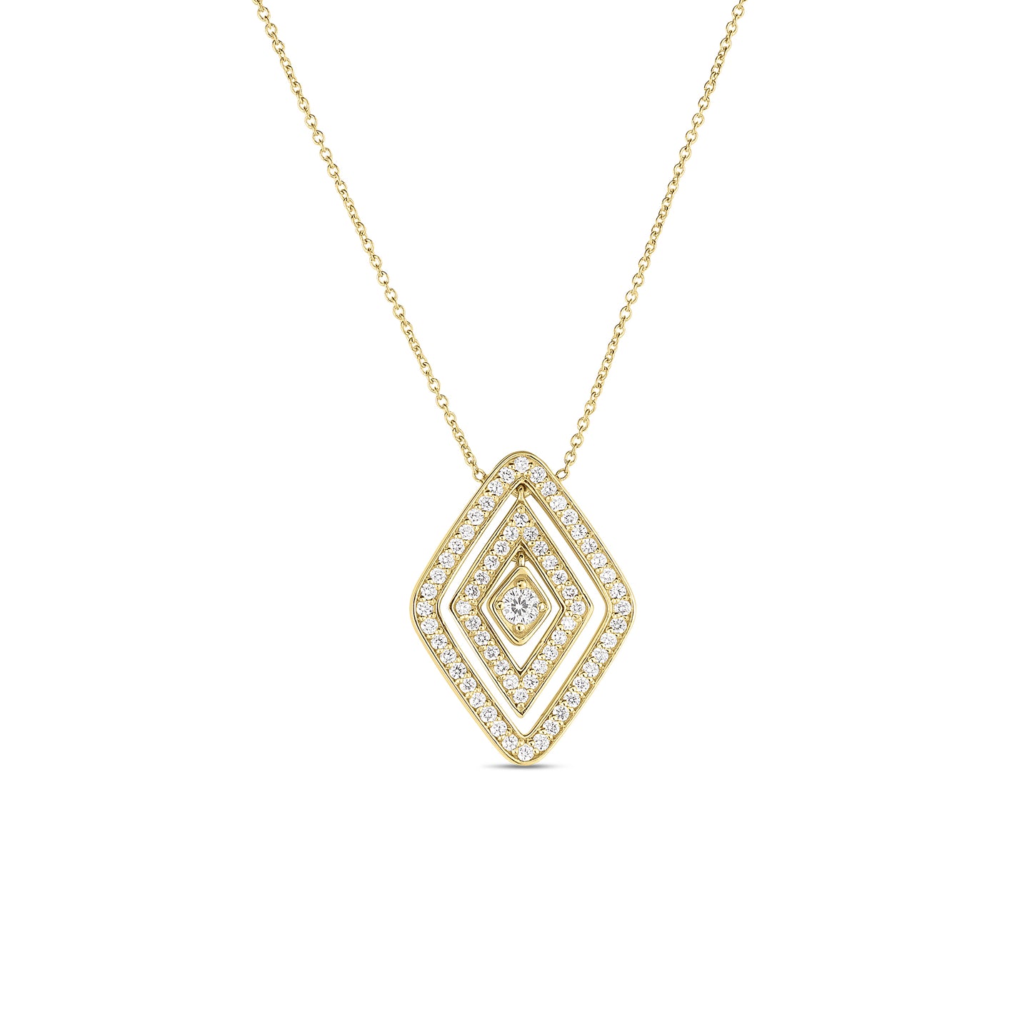 Lozenge Diamond Pendant