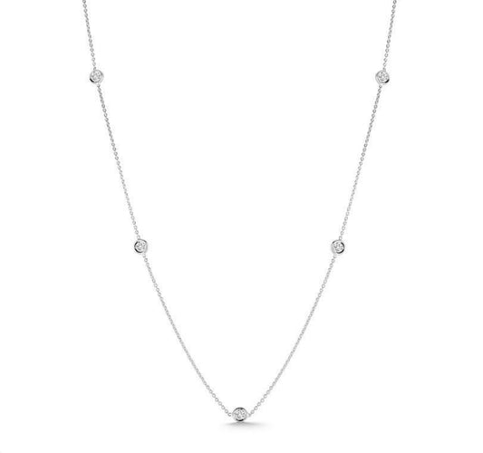 Diamonds by the Inch Seven Station Necklace