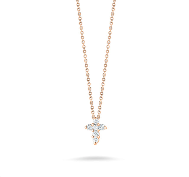 Cross Pendant with Diamonds