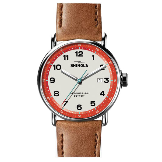 The Canfield Model C56 43mm in Bourbon