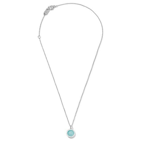 Stella Lollipop Neck Turquoise Doublet with Diamonds