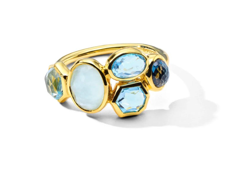 'Rock Candy Gelato' 5-Stone Cluster Ring in Mare