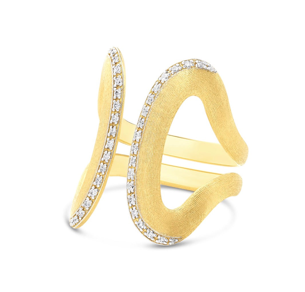 'Libera' Ring with Diamonds