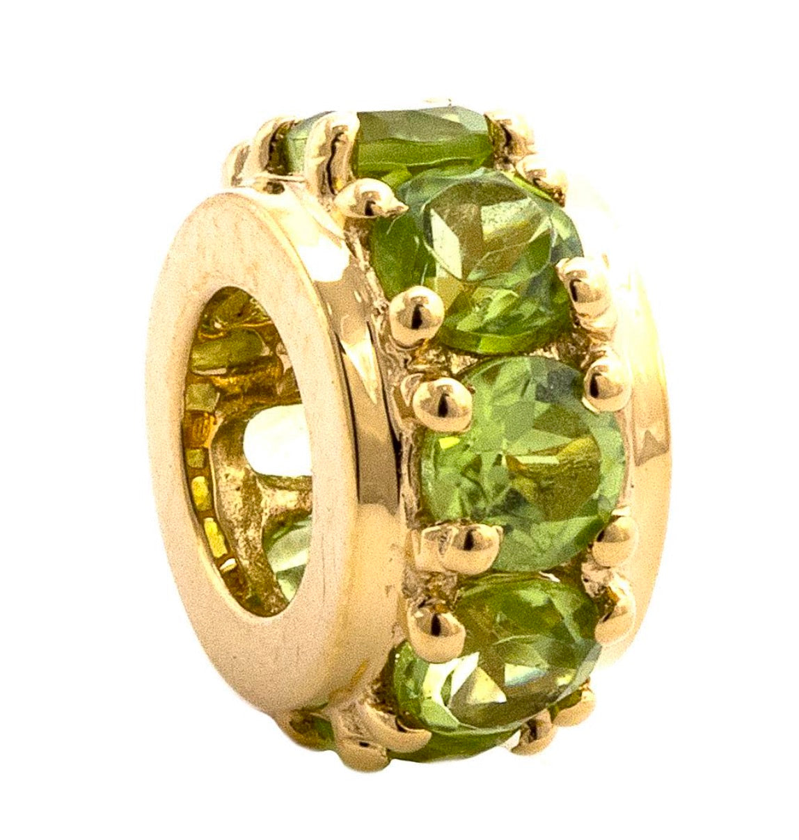 Mother's Rondelles Collection Peridot Rondelle