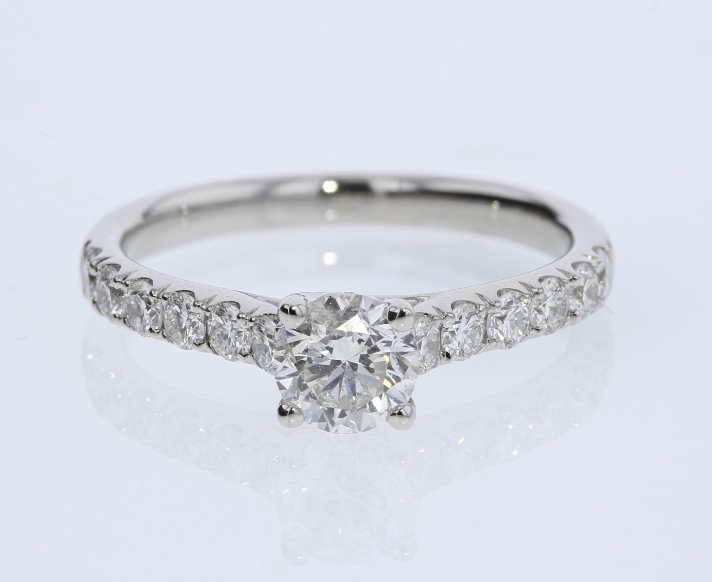 Round Brilliant Engagement Ring 1.25tw