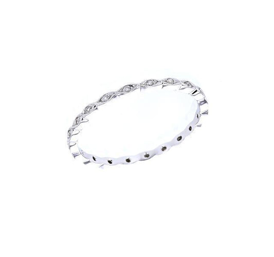 Narrow Diamond Eternity Band