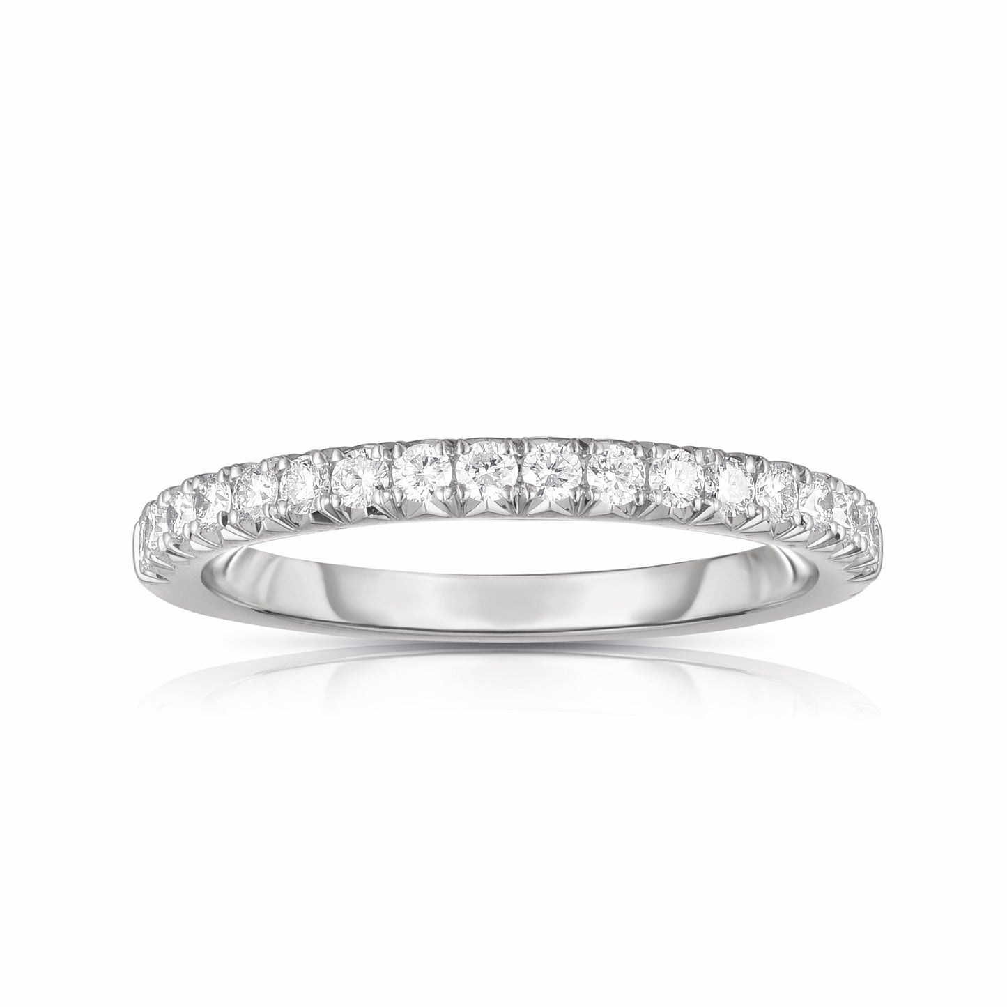 1/2 Way French Cut Diamond Band