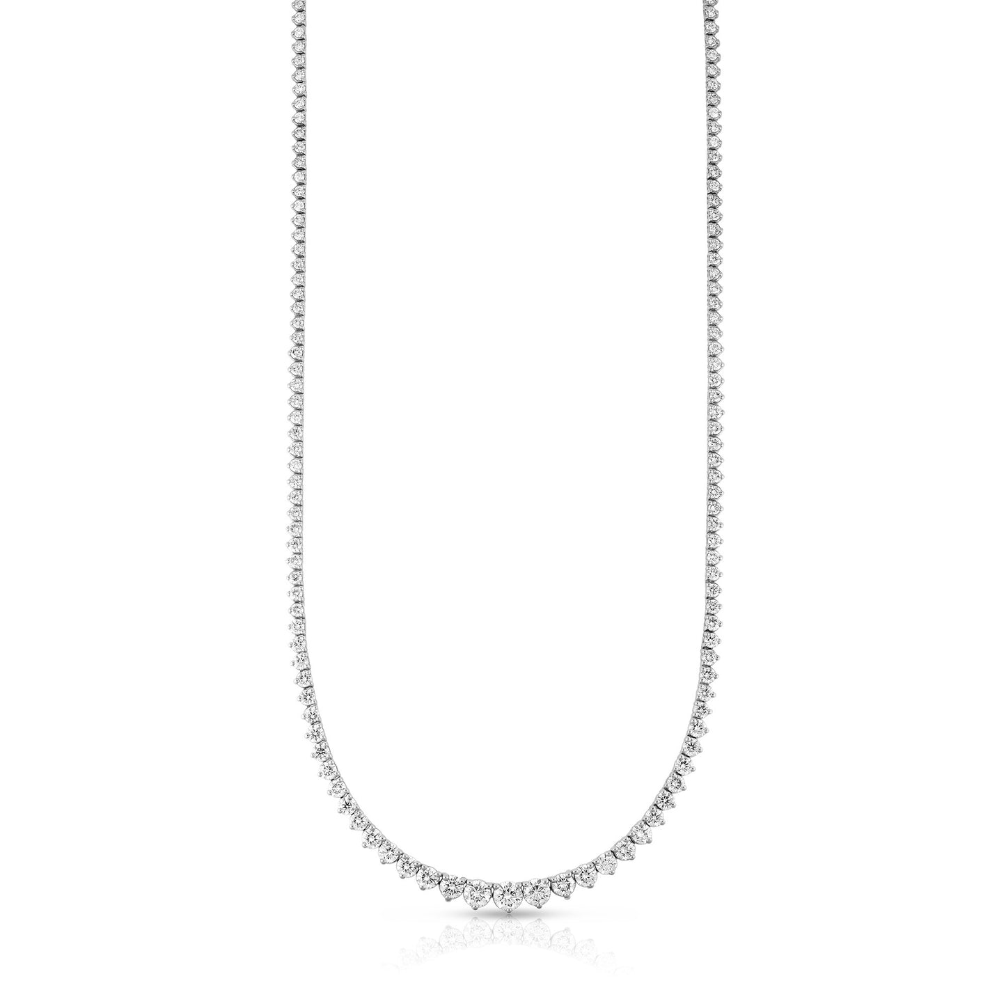 Graduated Rivieria Tennis Necklace