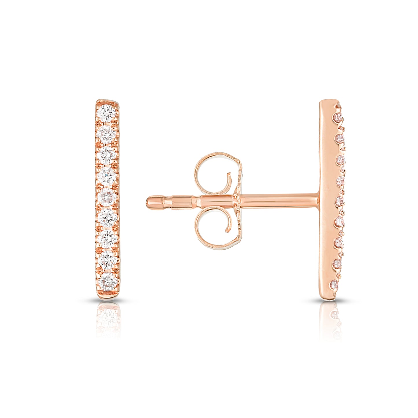 Diamond Bar Studs