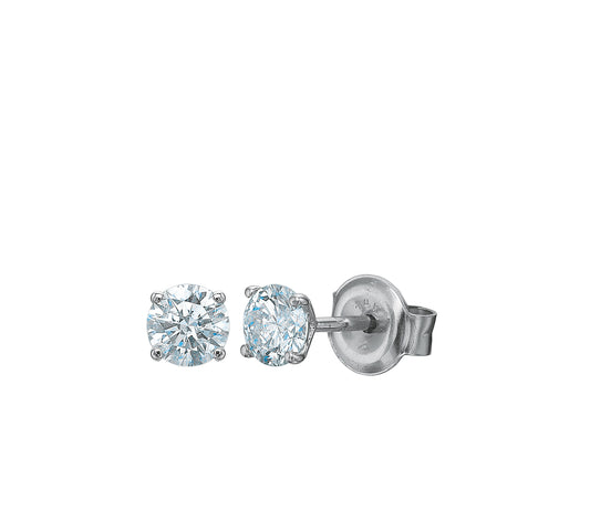 Diamond Stud Earrings .50tw