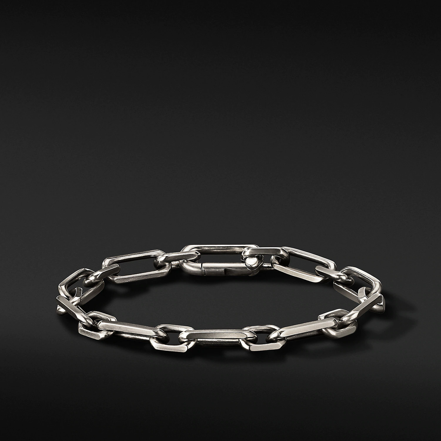 Elongated Open Link Chain Bracelet