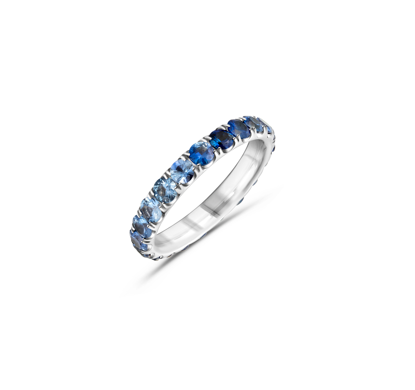 Blue Sapphire Ombre Band