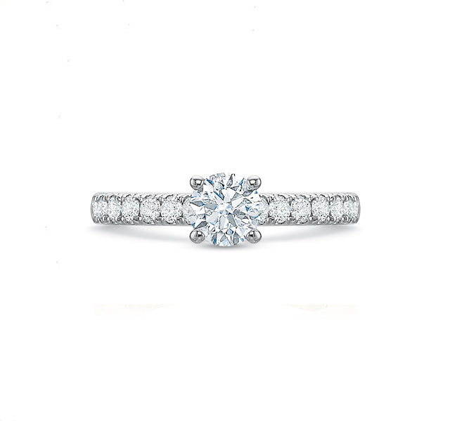 Round Brilliant Engagement Ring 1.25tw