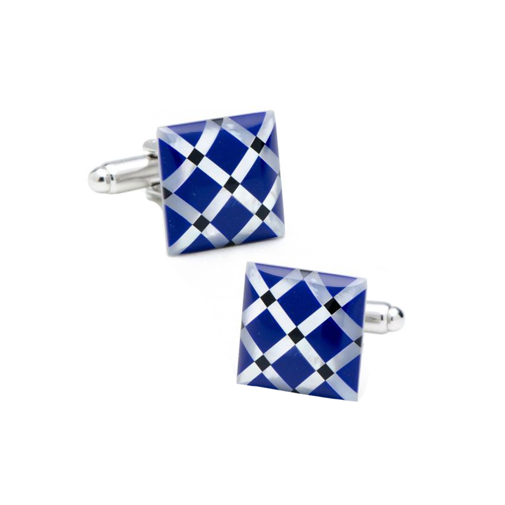 Argyle Pattern Cufflinks