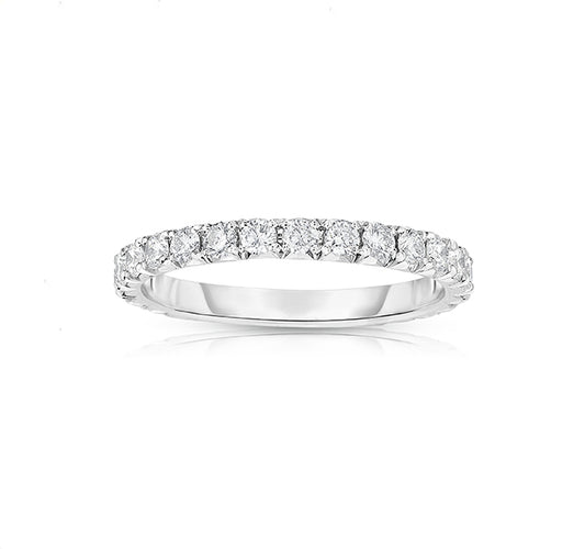 French Cut Eternity Band