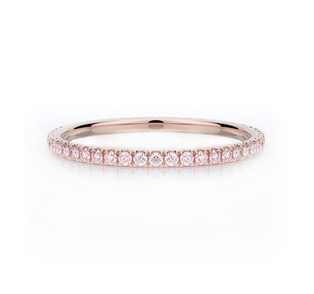 Pink Diamond Eternity Band