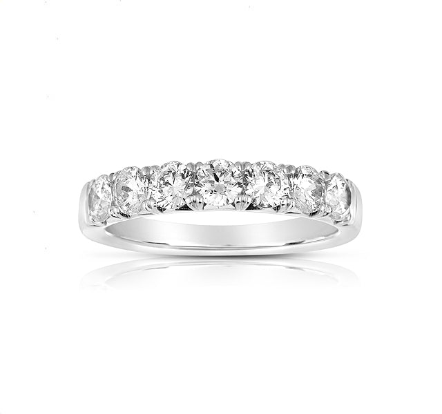 7-Stone French Cut Diamond Band 1.25tw