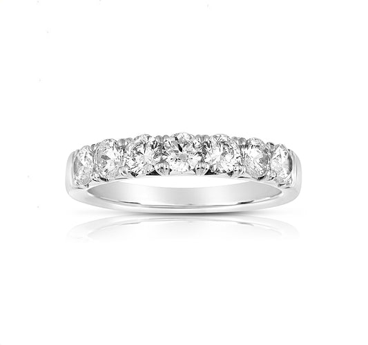 7-Stone French Cut Diamond Band 1.25tw