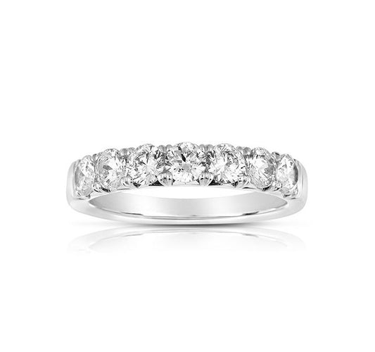 French Cut 7-Stone Diamond Band