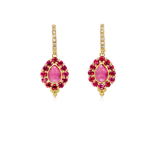 Ruby Color Theory Earrings