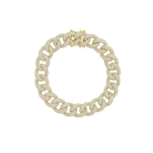 Curb Link Chain Bracelet in Yellow Gold