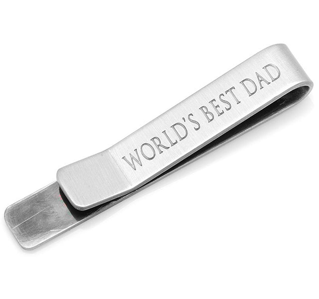 "World's Best Dad" Tie Bar